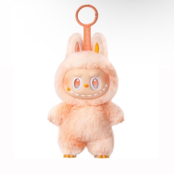 Pop Mart The Monsters Big Into Energy Happiness Labubu Plush Pendant Keychain - Picture 1 of 10